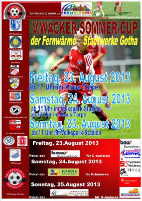 Wacker Sommer Cup 2013 der Fernwärme Stadtwerke Gotha