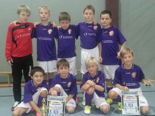 F1-Junioren gewinnen Hallenturnier in Bad Salzungen