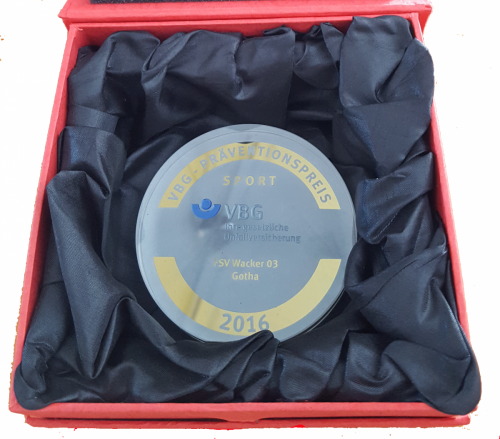 Auszeichnung unseres Vereins durch die VBG