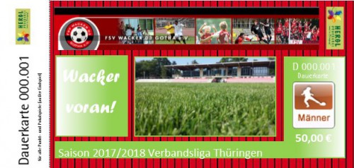 Die Dauerkarten sind da!