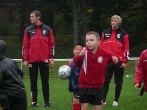 Training mit Dennis Hillebrand und Carsten Kammlott