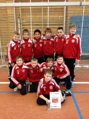 E1 beim Hallenturnier der SG Schalkau/Rauenstein/Steinach