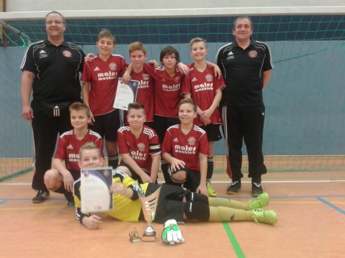 D-Junioren beim Hallenturnier des FC Union Mühlhausen