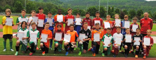 Neun Spieler zur Sichtung des TFV am letzten Wochenende !!!