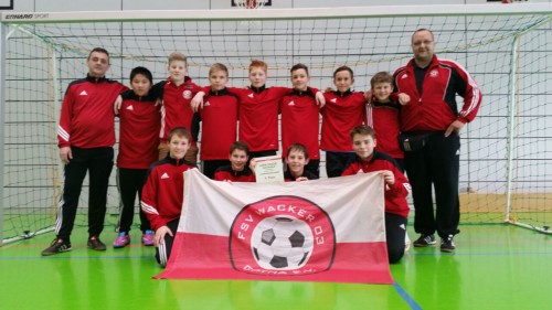 D1 mit einem 4. Platz bei der Hallen-Landesmeisterschaft