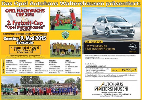 Jg. 2003 und 2004 gemeinsam beim Opel Cup