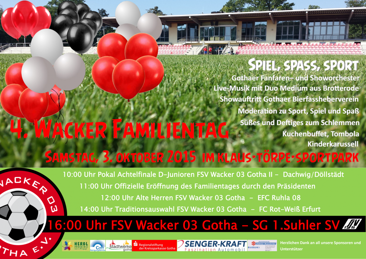 Samstag, 3. Oktober im Klaus-Törpe-Sportpark