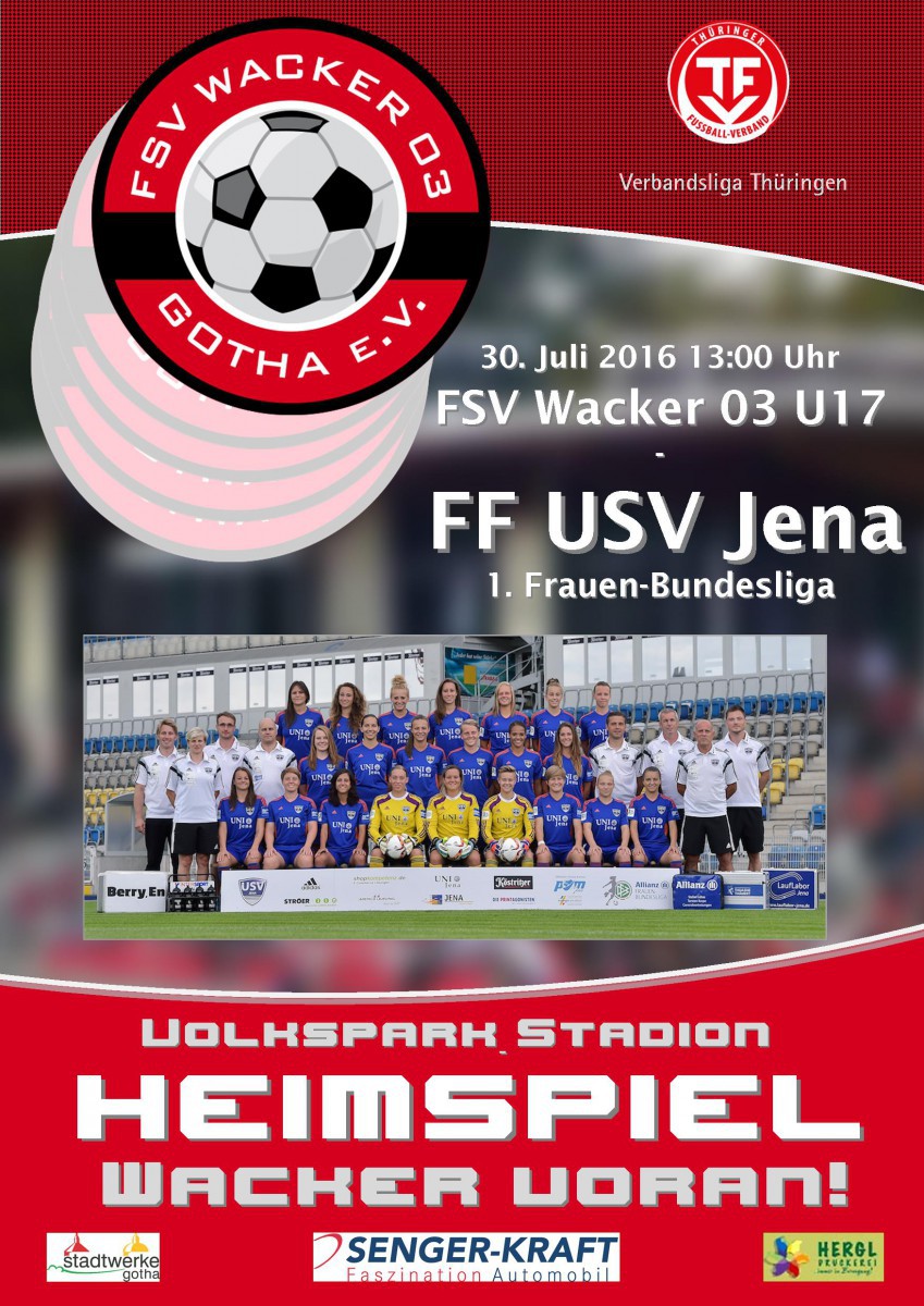 Wackers U17 testet gegen Bundesligist