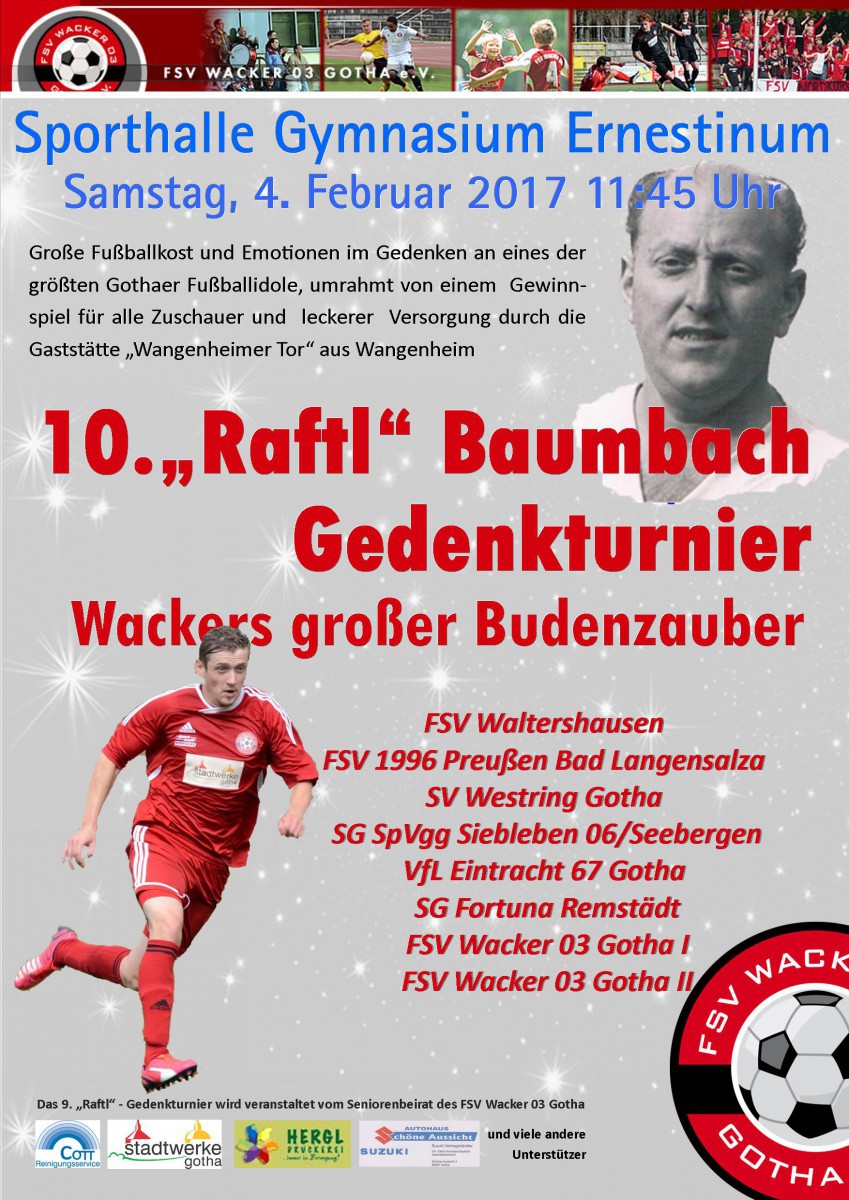10. Raftl-Cup des FSV Wacker 03 Gotha
