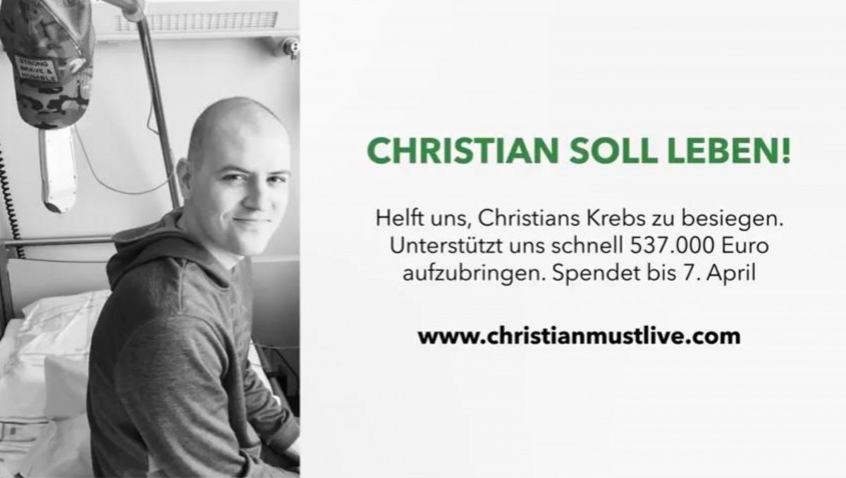 Unser Schiedsrichter und Freund Joachim Zeng braucht uns