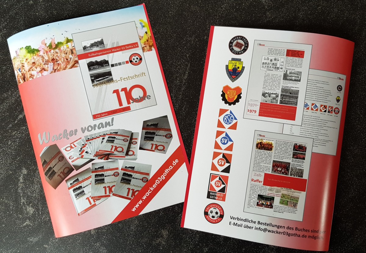 Die FSV Wacker 03 110-Festschrift ist da