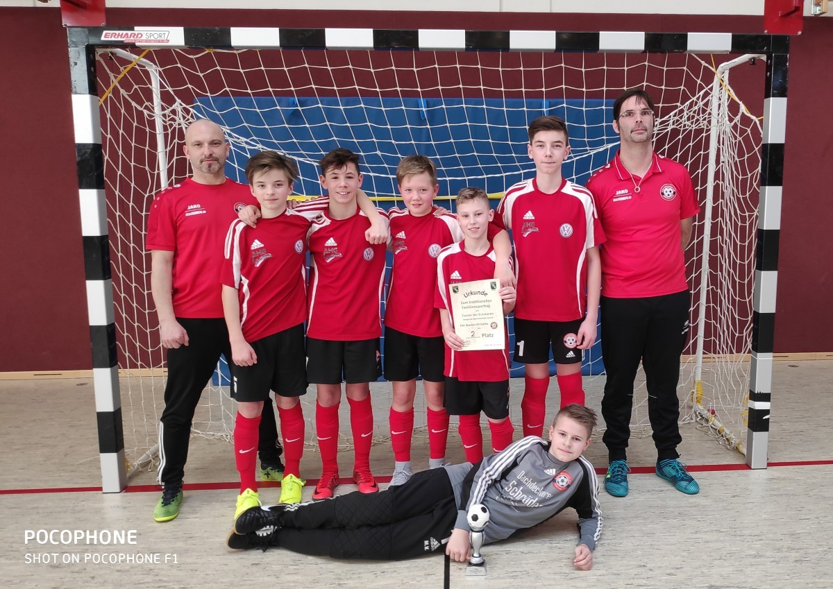 D Junioren 2. beim Hallenturnier des VfL Eintracht 67 Gotha