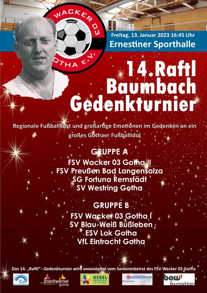 14. Raftl-Cup in der Sporthalle des  Gymnasium Ernestinum