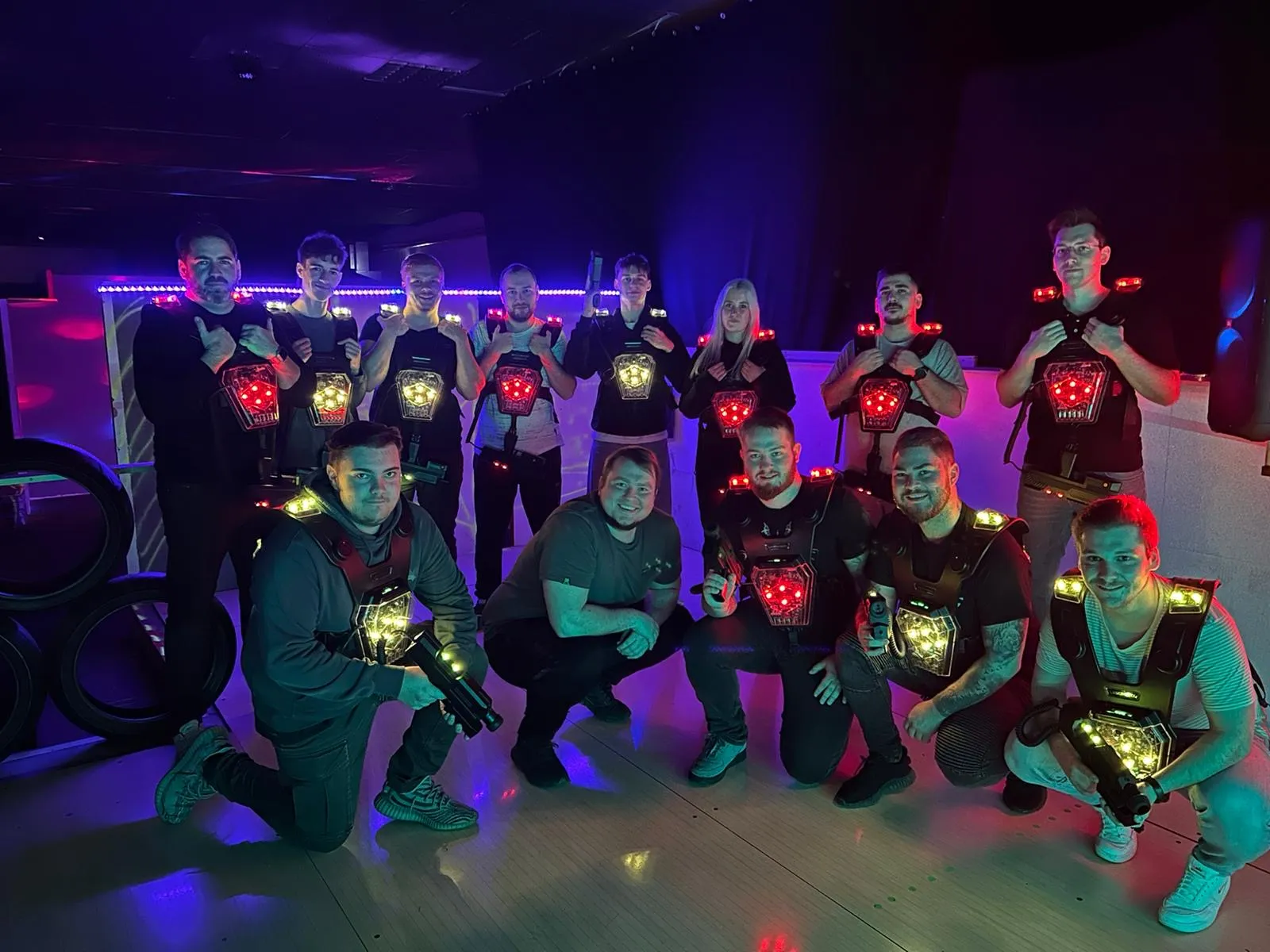 2. Männermannschaft startet mit Lasergame in die Wintervorbereitung