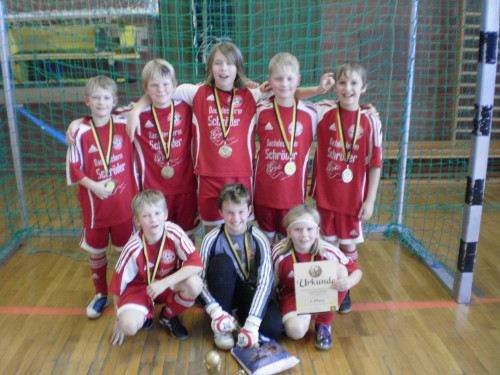 E1 beim Hallenturnier des 1. FC Gera 03