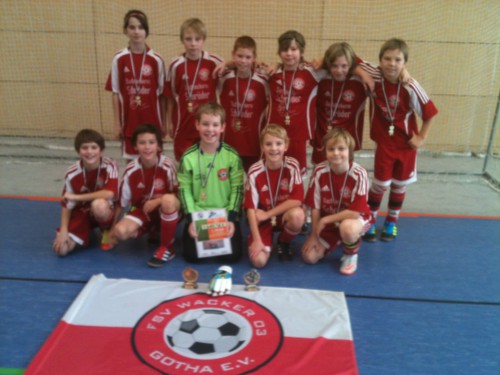 E1 beim Hallenturnier des FSV Preußen Bad Langensalza