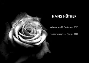 Ein lieber Mensch, ein weiser Mann lebt nicht mehr