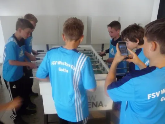 E-Junioren: Trainingslager und Spiel beim 1.FCN