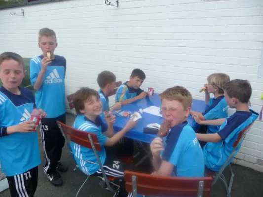 E-Junioren: Trainingslager und Spiel beim 1.FCN